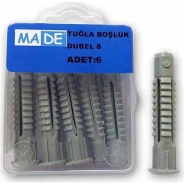 Tuğla Boşluk Dübel 6 Adet (8mm)