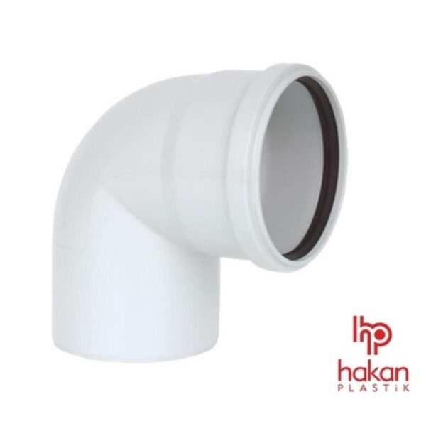 Hakan Plastik Pimaş Pvc Dirsek 75X90° Dirsek