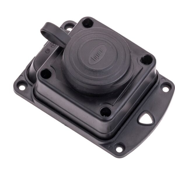 Monofaze Kauçuk Seri 1x16A. (2P+E) 200/250V Kauçuk Tekli Duvar Priz