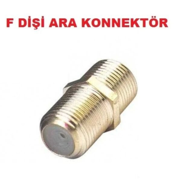 F Konnektör Dişi Ara Fiş Uzatma