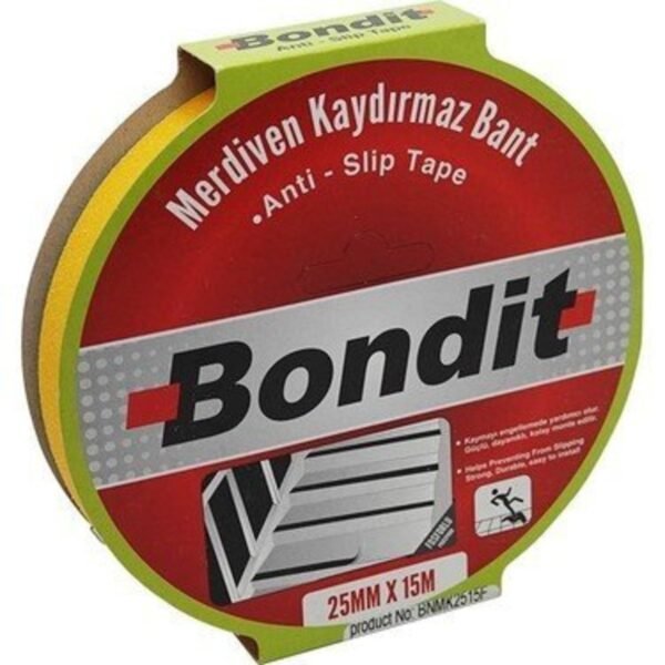 Merdiven Kaydırmaz Bant Sarı/siyah 25 Mm*15 M