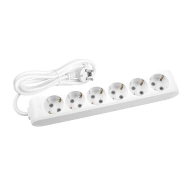Viko Multi-let 6 Lı Kablolu Grup Priz 2 Metre Beyaz