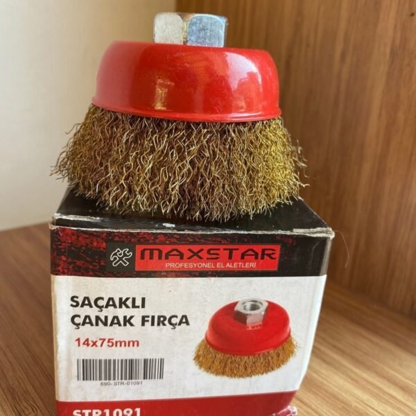 Saçaklı Çanak Fırça 75mm